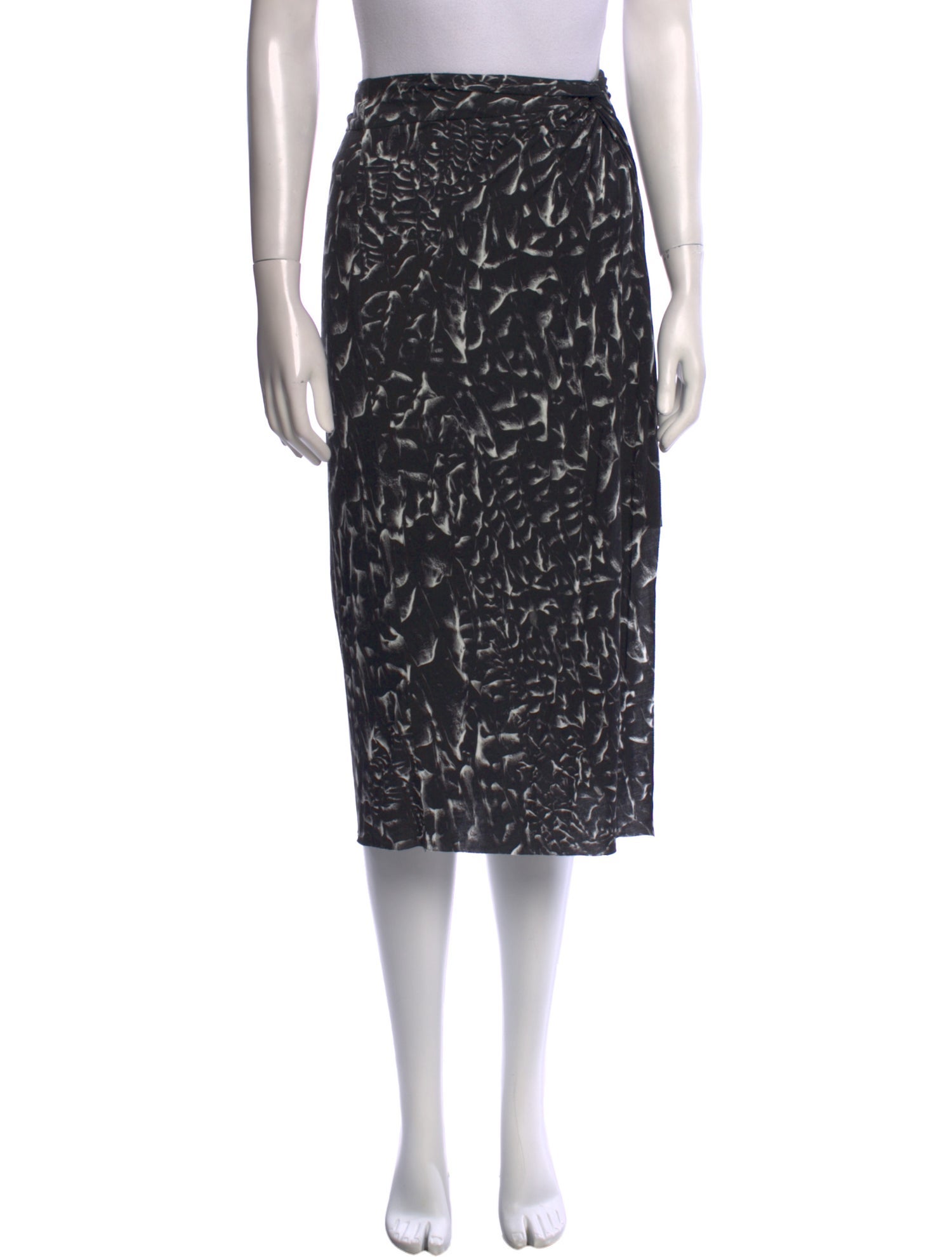 Helmut Lang Printed Knee-Length Skirt